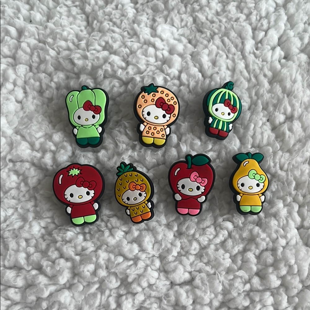 Hello Kitty Fruit-Themed Croc Charms
